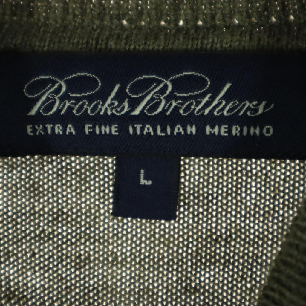 Beauty Products Brooks Brothers Long Sleeve Bottleneck Knit L Khaki Men's Used