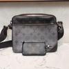 [Pre-Owned] Trio Messenger 'Monogram Eclipse Reverse Canvas' - Excellent #BY997A
