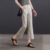 SOFSIL Women's 2026 Summer Cotton Blend Cropped Flare Pants