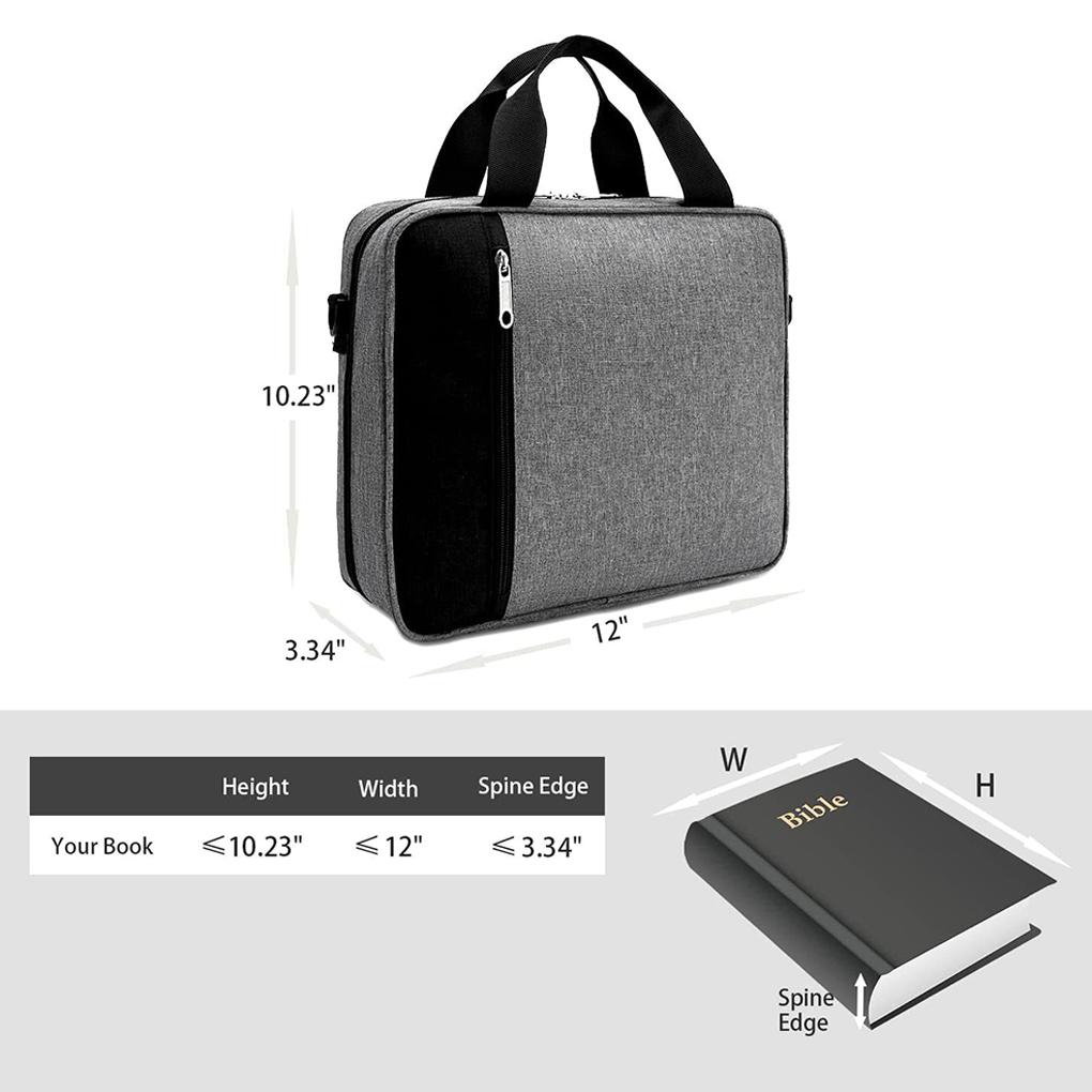 Storage Carrying Bag Portable Canvas School Office Notebook Book Case Laptop Document Protection Organizing Pouch