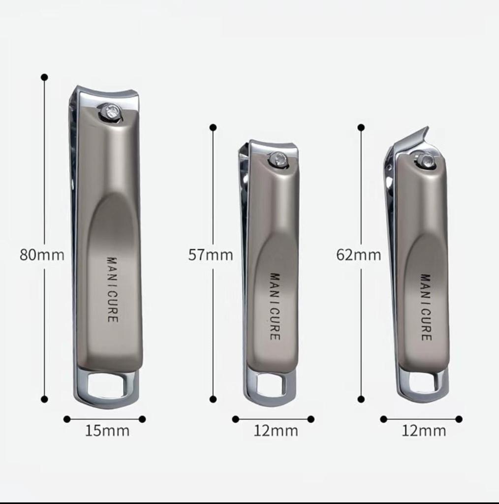 Portable Angled Nail Clipper Set: Complete Manicure Tool Kit