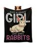 Animal Lover  Bunny Just A Crazy  Who Loves Rabbits T-Shirt