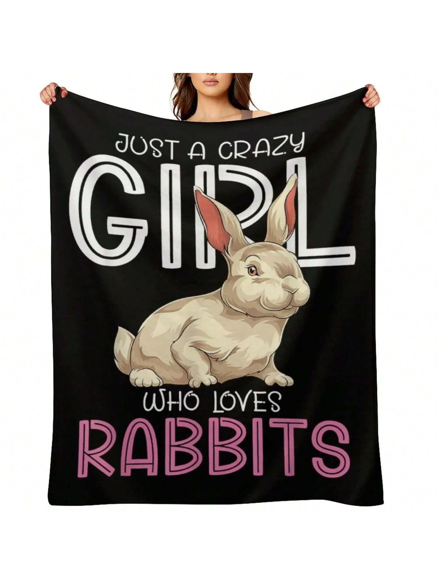 Animal Lover Bunny Just A Crazy Who Loves Rabbits T-Shirt S разноцветный