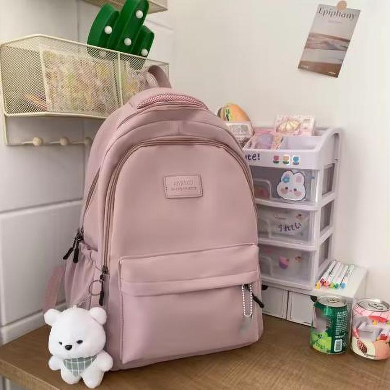 Student Japanese Capacity Backpack Girl Simple Versatile Decoration