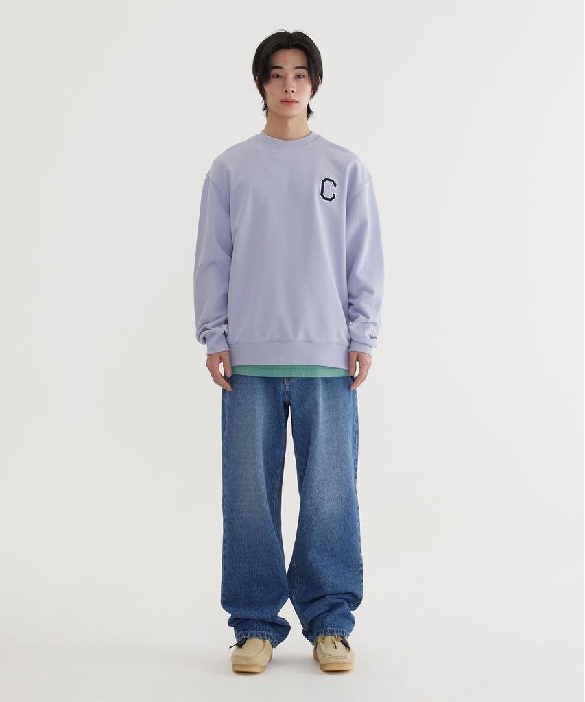 COVERNAT C Logo Sweatshirt Lavender