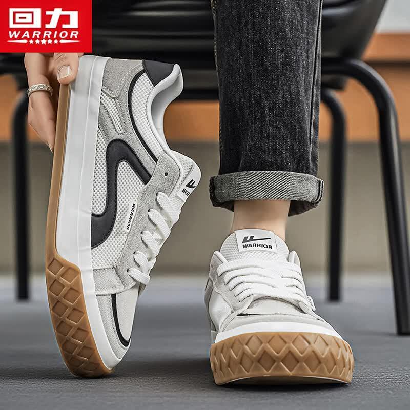 Warrior Men's Casual Lace-Up Board Shoes Q661T