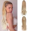 Synthetic Wavy Claw Clip In Ponytail Hair Extensions Pony Tail Hairpiece For Women Daily Cosplay