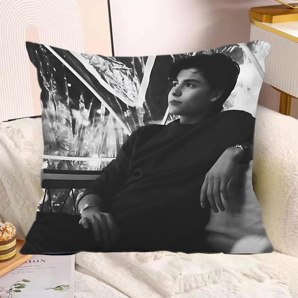 Actor Pillow Covers Cartoon Sofa Decorative Home Doublesided Printing Short Plush Cute Cushion MMiguel MMora Cover