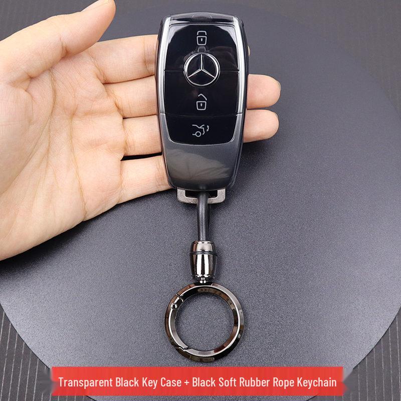 Custodia Chiave Trasparente Ultra-Sottile per Mercedes-Benz E300L, GLC260L, A200L, GLB, GLE350 e Classe CLS