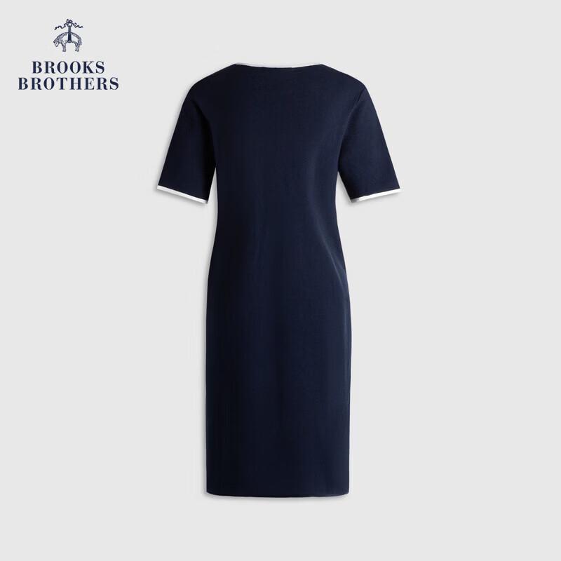 

Brooks Brothers Women s Color-block Collar Double Pocket Dress XL