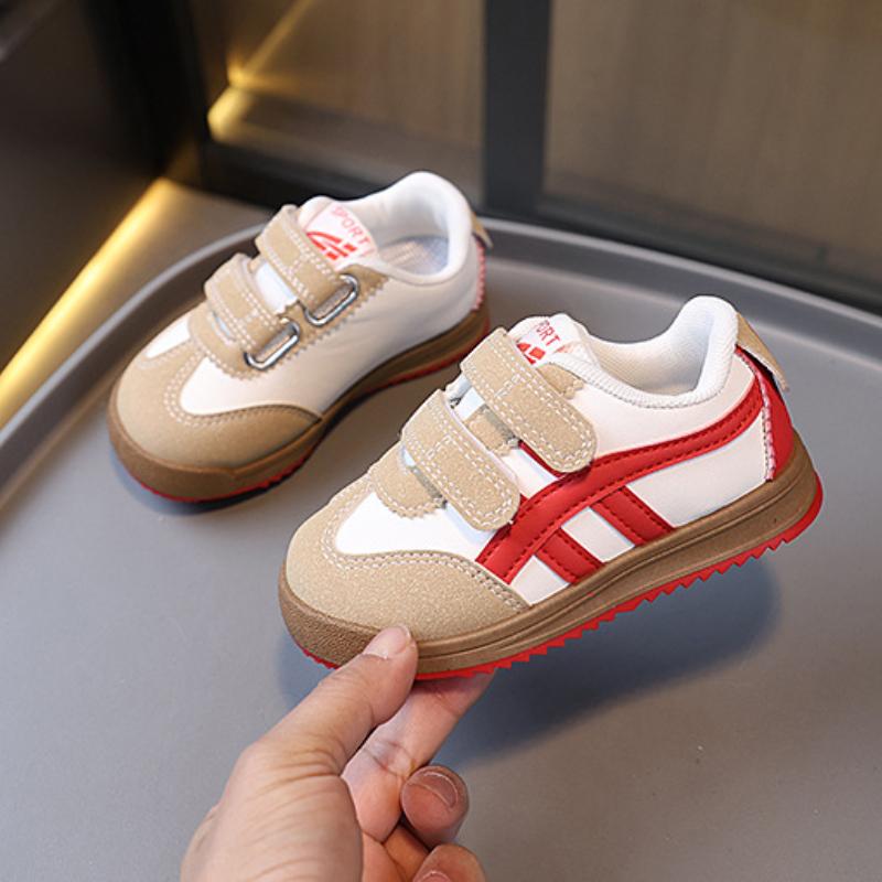 Spring and Autumn Style Boys and Girls Velcro Lightweight and Comfortable Soft Sole Sports Casual Shoes