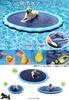Fountain Mat Pool [XL, 220cm] Pet Pool, Kids' Fountain Mat, Heavy-Duty Dog Pool, Kids' Pool, Foldable Baby Pool, Portable, Easy to Carry, Summer Water
