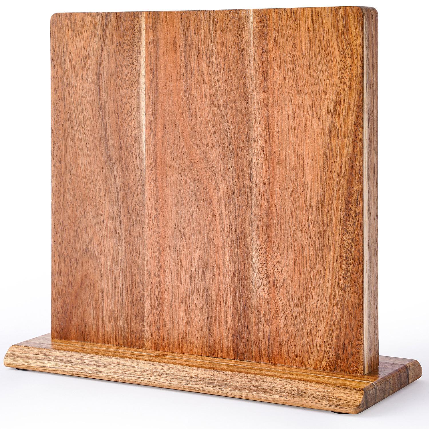 Magnetic Tool Holder Double-sided Magnetic Kitchen Knife Holder Wooden Tool Rack No Punching Tool Storage Rack