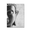 Zen Buddha Head Statue Poster Print Motivational Quotes Canvas Painting Minimalist Wall Art Pictures Buddhism Home Room Decor