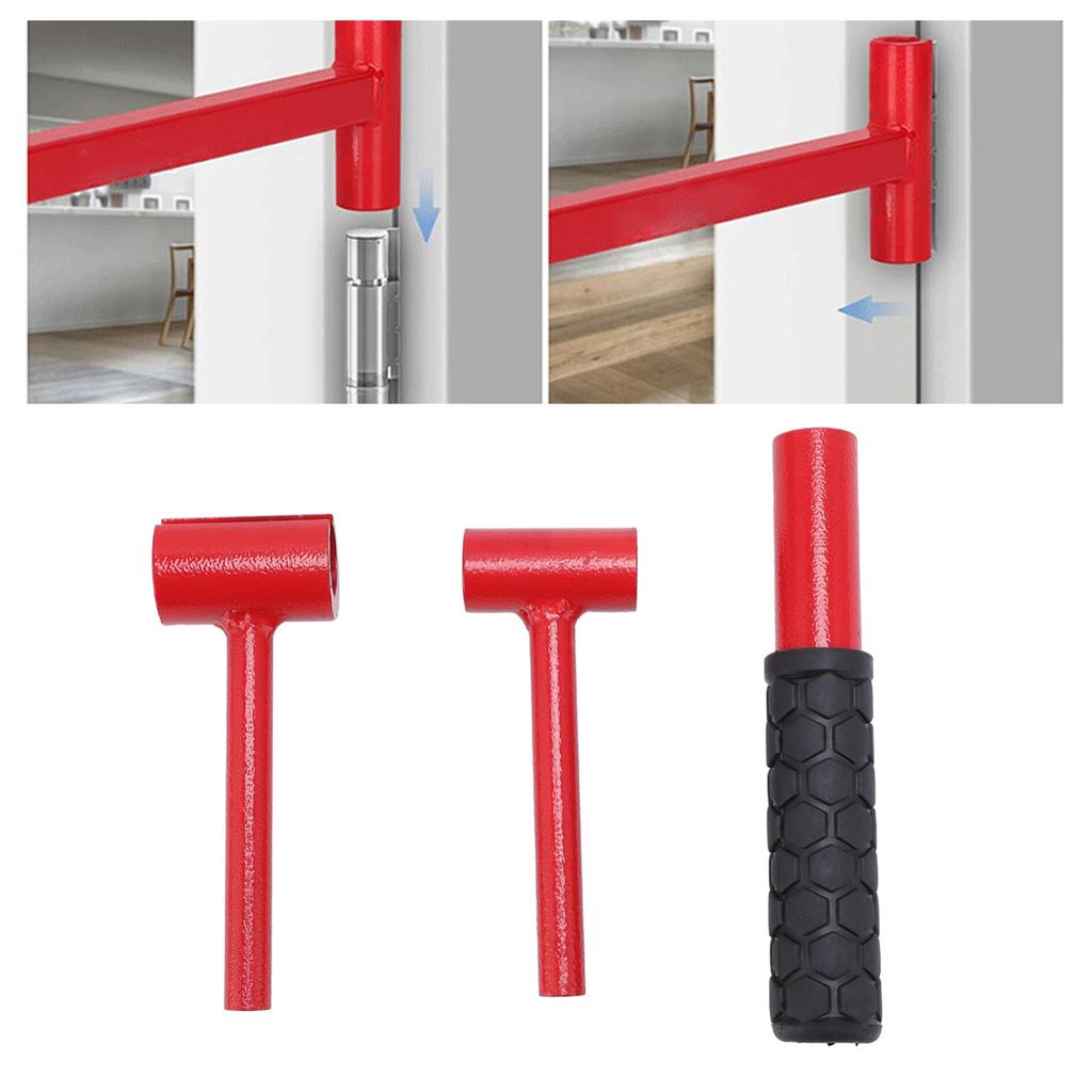 2PCS Hinge Gaps Adjustment Wrench with Handle Alloy Steel Door Hinge Bender Spanner Home Repair Tool