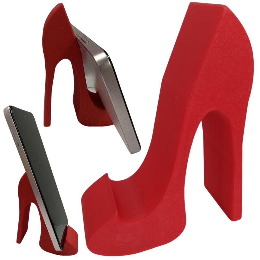 Kreativer High-Heel Handyhalter 3D-gedruckte Smartphone-Stützhalterung zum Videoschauen