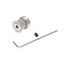 HTD3M Pulley 20 Teeth 8mm Bore Motor Belt Pulleys Timing Pulleys DIY fit for Width 15mm Timing Belt for CNC Laser Machine Engraving Machine Pack of