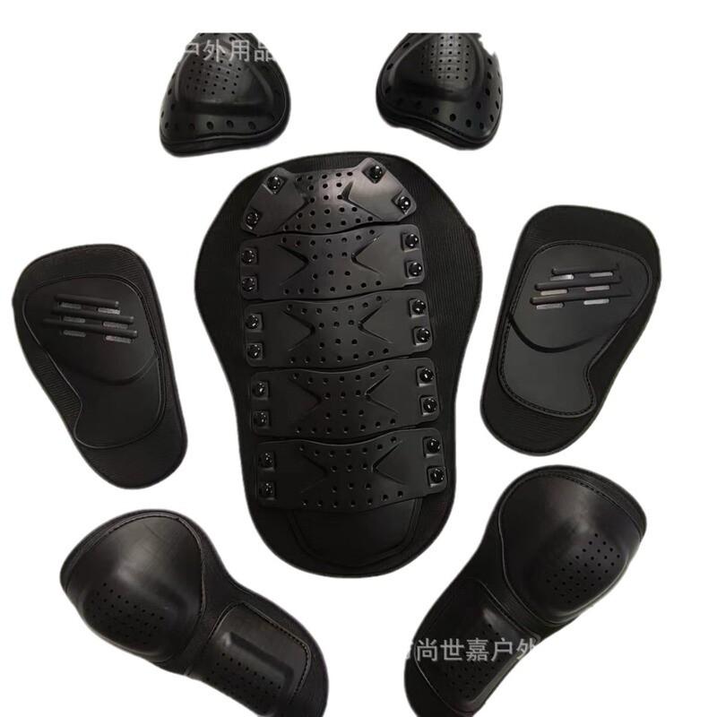 Set Echipament de Protecție pentru Curse de Motociclete, 7 Piese, Armură Completă pentru Corp, Siguranța Riderilor, Ciclism