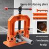 (Thickened Base) Heavy Duty C-Clamp G-Clamp Steel Pipe Holder Clamping Pliers Wire Cutter Fixing Tool
