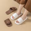 Folding Slippers for Women, Summer Indoor Home Anti Slip EVA Portable Travel Slippers
