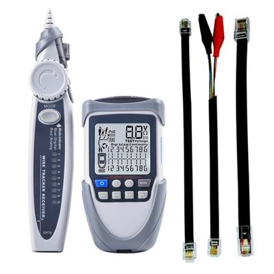 Handheld Portable Network Cable Tester LCD Large Screen Display Digital Wire Trackers Continuity Battery Voltage