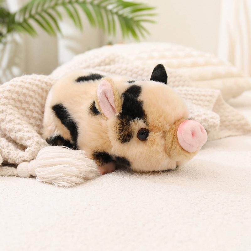 1Pc 25CM Lovely Lifelike Piggy Plush Toys Simulation Pig Plush Doll Stuffed Soft Animal Toy Finger Doll Nice Birthday Gifts