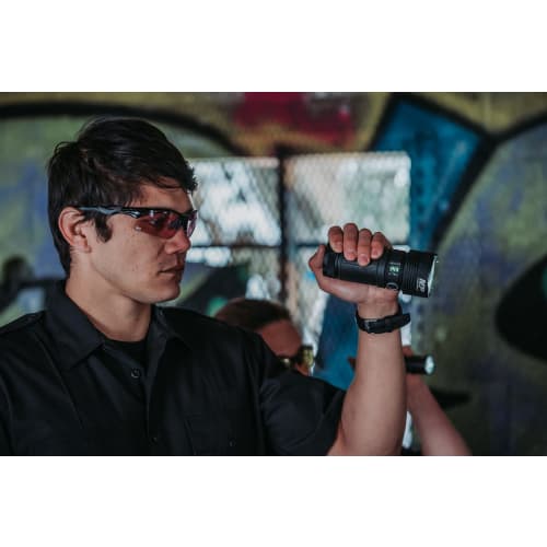 Smith & Wesson M&P Harrier Half-Frame Interchangeable Shooting Glasses with Impact-Resistant and Anti-Fog Lenses for Shooting, Outdoor Use