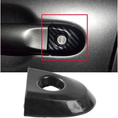 Drivers Door Lock Cover With Key Hole Black Plastic Car Accessories For Nissan Juke Micra K13 March Renault Pulse 806441KK0D