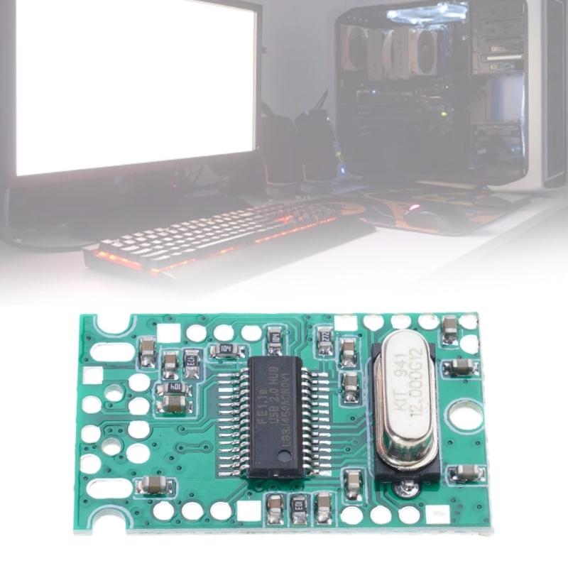 USB 2.0 Schnittstellen Hub 4 in 1 Anschluss USB 2.0 Erweiterungsmodul für mehrere Geräte Studenten Berufliche Weiterentwicklung