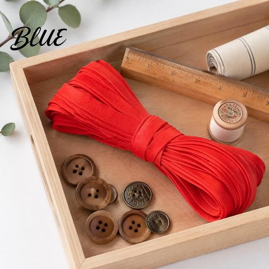 Durable Fabric Trim Satin Bias Binding Tape 10mm Wide Hemming Strip Edge Finish Sewing And Quilting Finishing Ribbon for Clothing Handicrafts