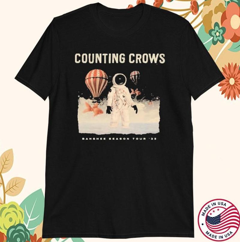 

Counting Crows Banshee Season Moon Man 2023 Tour T-shirt size S-5XL Unisex T-Shirt XL