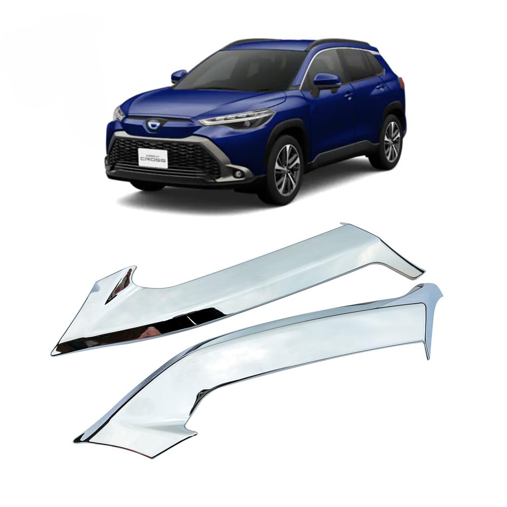 Compatible with the 2022 Toyota Corolla This ABS Front Grille Trim Rod and Mesh Trim Set Includes a Front Bumper Easy Installation and Perfect for