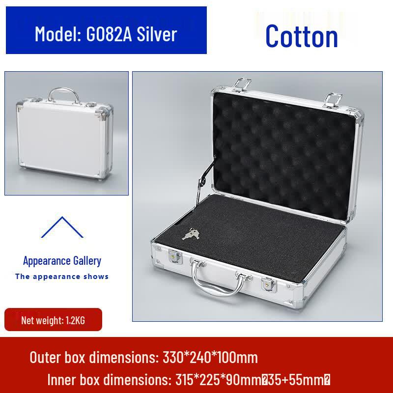 Huishida Aluminum Alloy Portable Storage Case with Lock