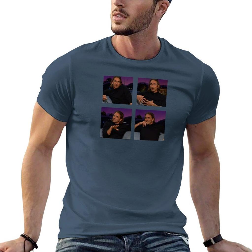 Lee Pace TShirt Basic Plain Short Sleeve Crew Neck Tee