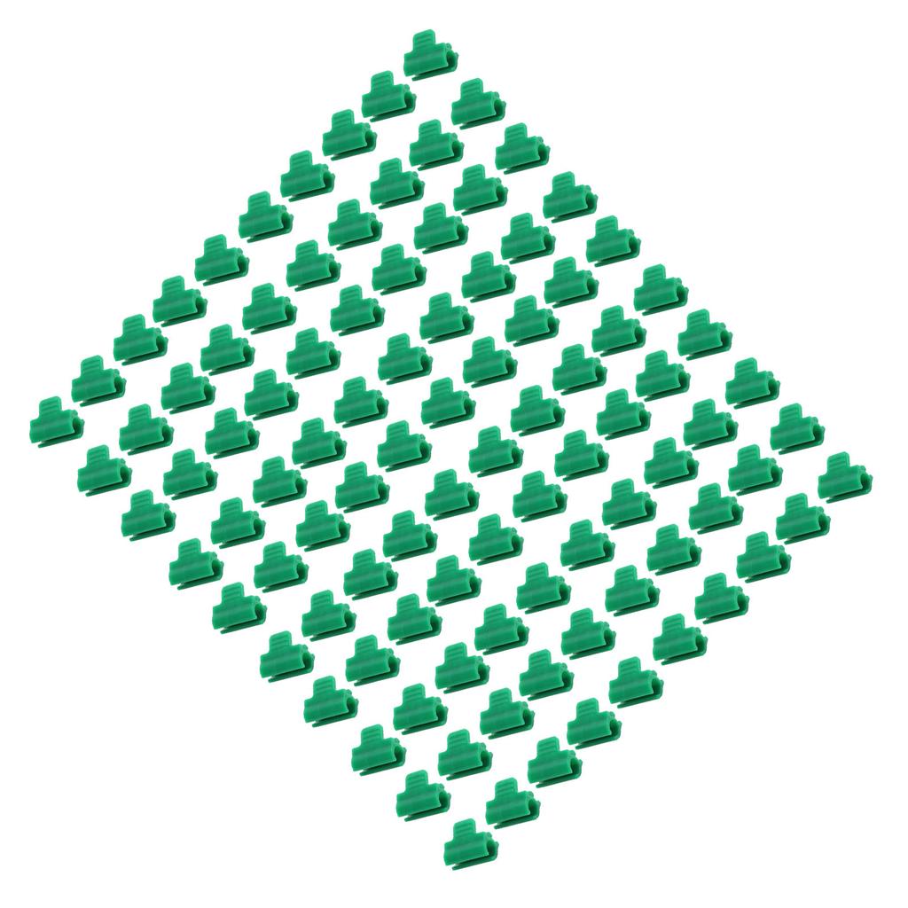 100pcs Greenhouse Clamps Film Row Cover Netting Tunnel Hoop Clip Frame Shading Net Rod Clip Greenhouse Film Clamps