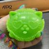 Cat Stress Ball Mini Fuzz Squeeze Toy Relief Fuzzy Fidget Animal Focus Aid Relaxation Anxiety Relieving Office Desk