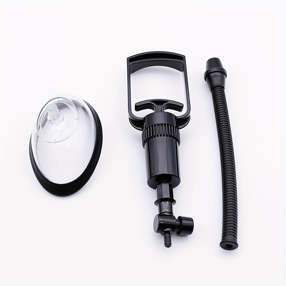 1 Set Pussy Pump (Include Two Size Cover) Non-slip And Leak-proof Latex Edge Sexual Enhancers Sex Toys For Men Women Couple Breast Pump Clitoris Stimu