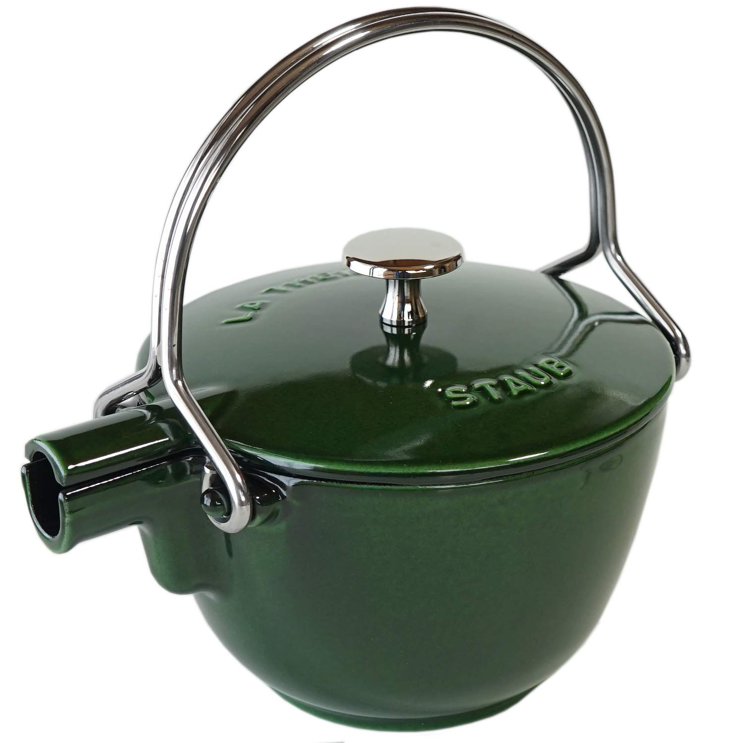 

Staub Round Teapot, Basil Green, 1650085, 1.15L, Product Code: 40509-423-0 [Imported]
