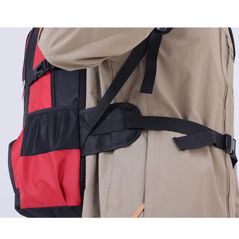 Universal hiking backpack, multifunctional, large capacity, hiking trip, with zipper, hip adjustment, practical pocket