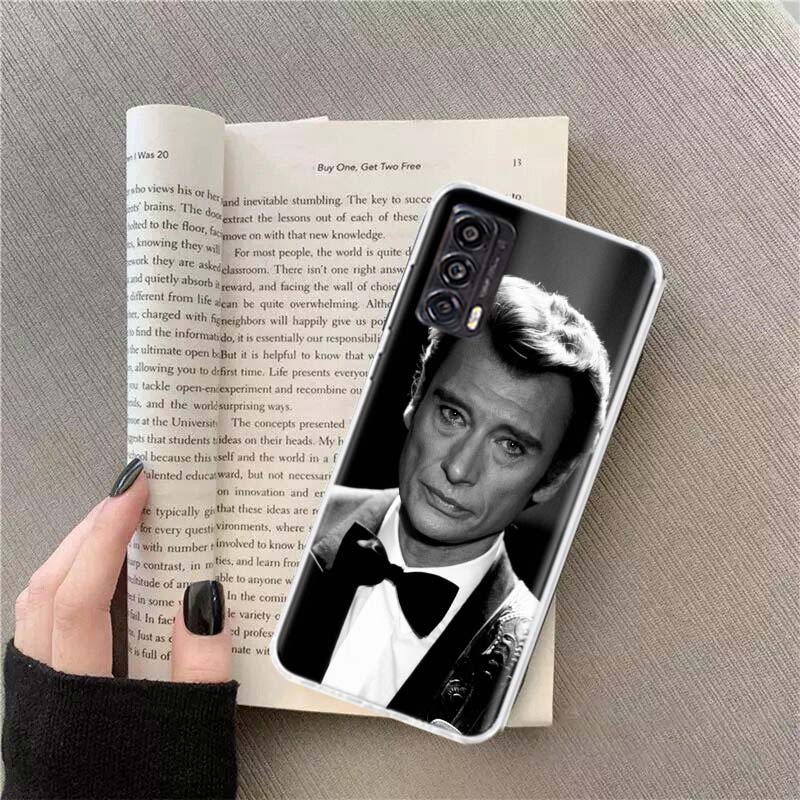 Johnny Hallyday Music Black Phone Case For Xiaomi Redmi Note 14 Pro 12 Plus 12S 10 11 Pro 4G 5G 9T 9S 8T 10S 11T 11S 11E 9 8 Coq