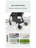 A10 Baby Stroller: Lightweight, Foldable, Four-Wheel Design for Sitting and Lying Down.