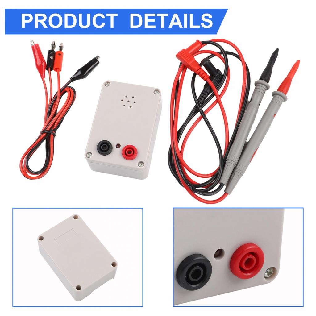 9V Battery Built-in 9V Buzzer Tester PCB Cable Tester Wire Tester