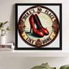New Arrival 5D DIY Full Circle Diamond Painting "Women's Shoes Poster" Embroidery Cross Stitch Home Decor Gift