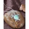 Jewelry watches cute turtle pendant necklace with green enamel and