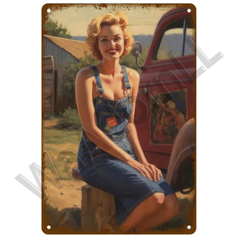 Vintage Tin Sign Metal Poster Retro Car Parts Metal Sign For Garage Workshop Auto Parts Sign Home Wall Deocr Decoration Plate