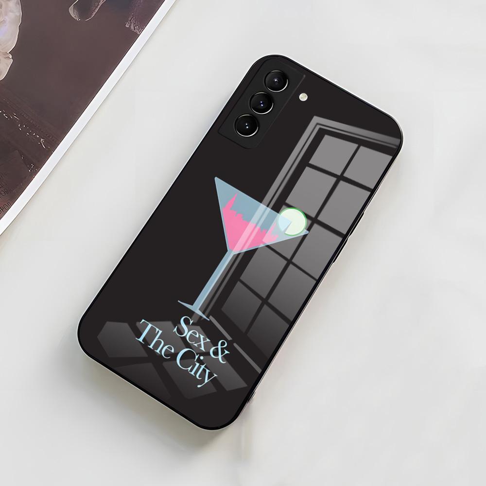 S-Sex And The City TV Phone Case For Samsung A56 A36 A26 A16 A15 A25 A35 A55 A14 A34 A24 A54 Glass Case