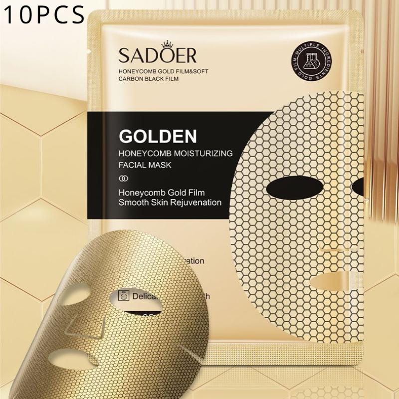 

SADOER Зволожуюча та зволожуюча маска «Золотий стільник» Крос-кордон 10pcs