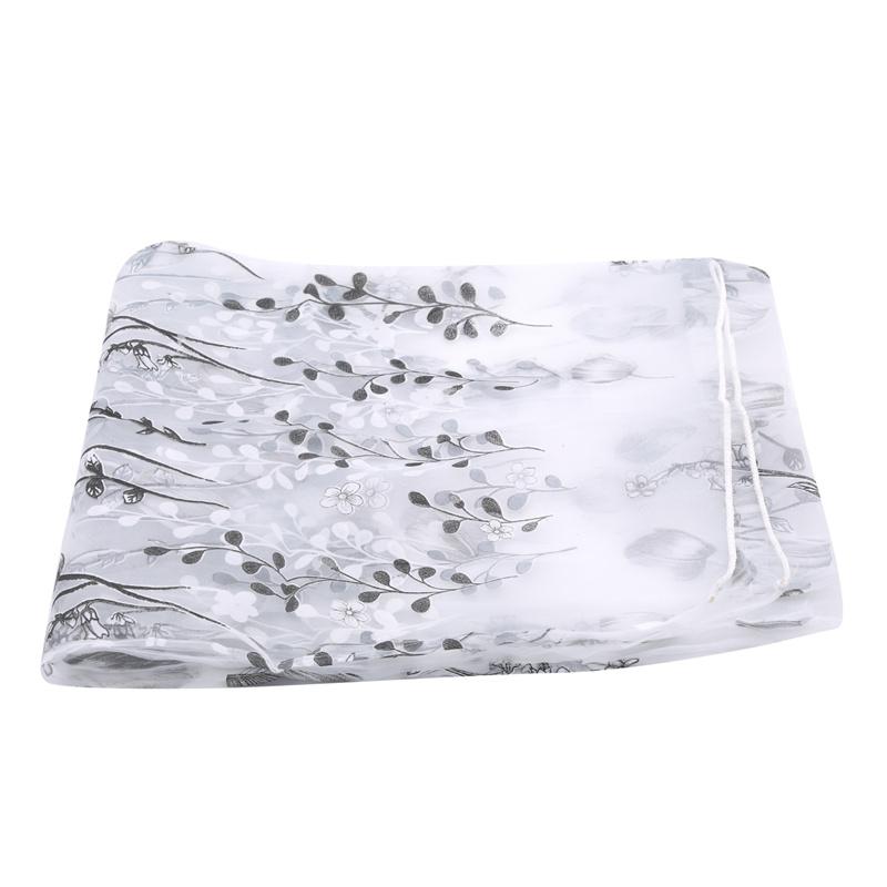 1PC Elegant Modern Tulle Curtains For Living Room Bedroom Kitchen  Modern Tulip Window Screen For Window Decoration Supplies