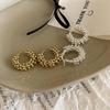 Korean Retro Metal Ball Ear Cuff Earrings for Women - Unique, Versatile, and Stylish Design