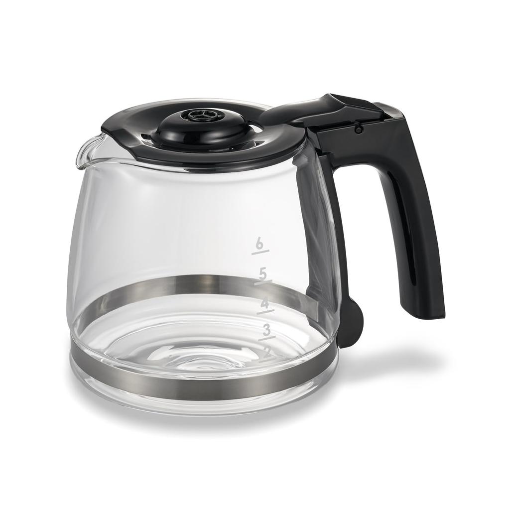 Melitta (sold separately) Aroma Fresh 6 Cup Glass Pot CP-622 Black